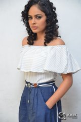 Nandita Swetha at Ekkadiki Pothavu Chinnavada Movie Promotions